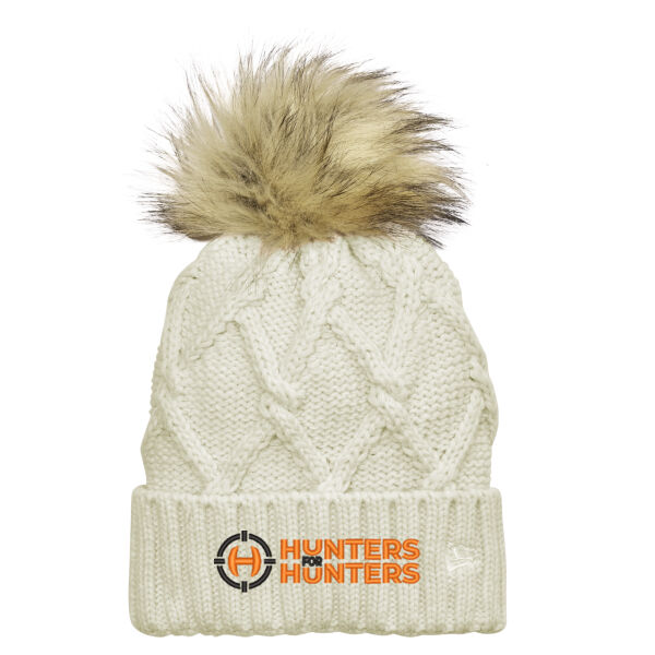 New Era ® Faux Fur Pom Beanie - Embroidered Logo Thumbnail