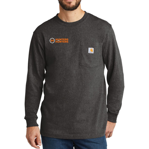 Carhartt ® Workwear Pocket Long Sleeve T-Shirt - Printed Logo Thumbnail