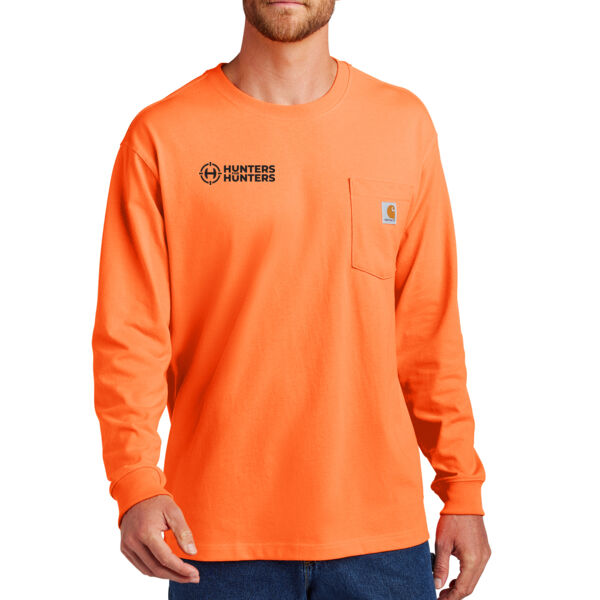 Carhartt ® Workwear Pocket Long Sleeve T-Shirt - Printed Logo Thumbnail
