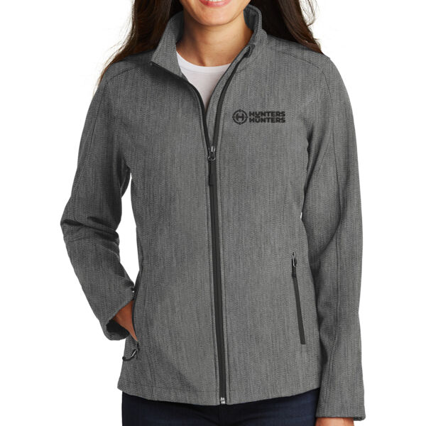 Port Authority® Ladies Core Soft Shell Jacket - Embroidered Logo Thumbnail