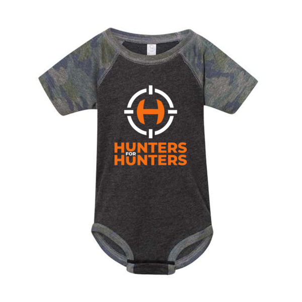 Rabbit Skins - Infant Baseball Fine Jersey Bodysuit - Printed Logo Thumbnail