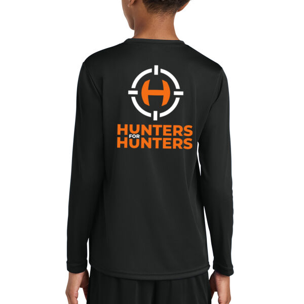 A4 Youth Cooling Performance Long Sleeve Tee - Printed Logos Thumbnail