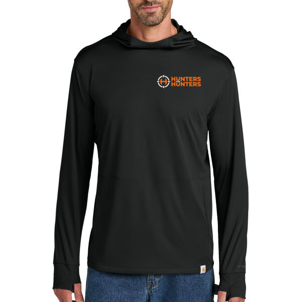 Carhartt Force® Sun Defender™ Long Sleeve Hooded T-Shirt - Printed Logo Thumbnail
