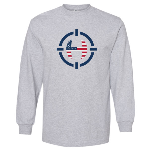 American Apparel - Unisex Heavyweight Cotton Long Sleeve Tee - Printed Logo Thumbnail