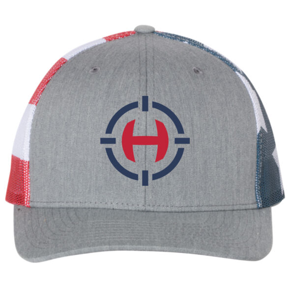 Richardson - Printed Mesh Trucker Cap - Embroidered Logo Thumbnail