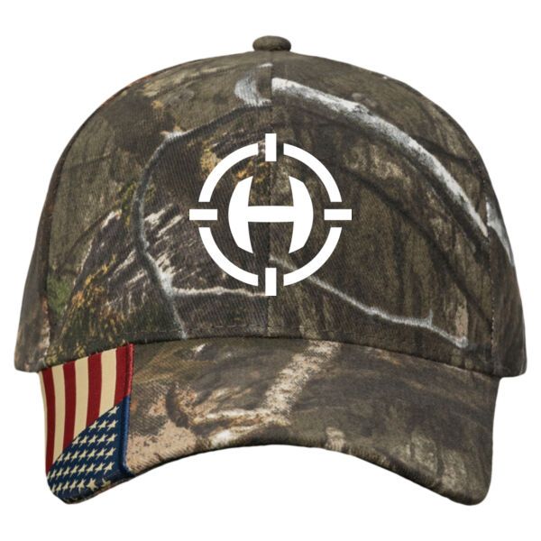 Kati - Camo Woven USA Flag Cap - Embroidered Logo Thumbnail
