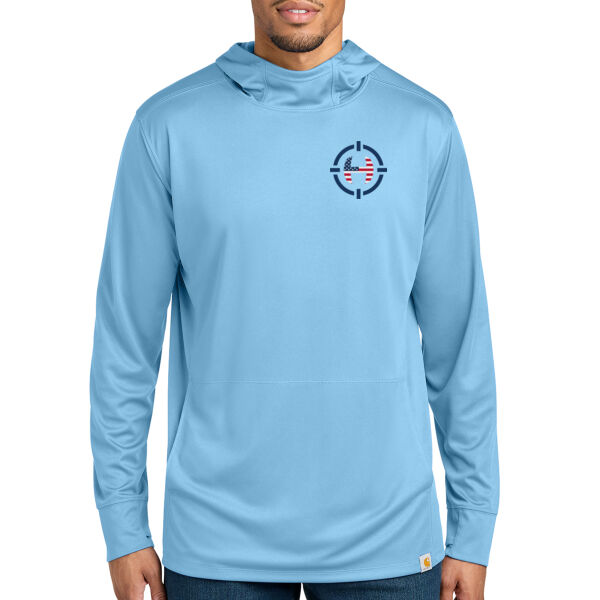 Carhartt Force® Sun Defender™ Long Sleeve Hooded T-Shirt - Printed Logo Thumbnail