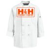 Eight Knot Button Chef Coat with Thermometer Pocket Thumbnail