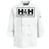 Eight Knot Button Chef Coat with Thermometer Pocket Thumbnail
