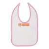 Infant Contrast Trim Premium Jersey Bib Thumbnail