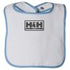 Infant Contrast Trim Terry Bib Thumbnail