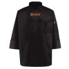 Black Knot Button Chef Coat Thumbnail